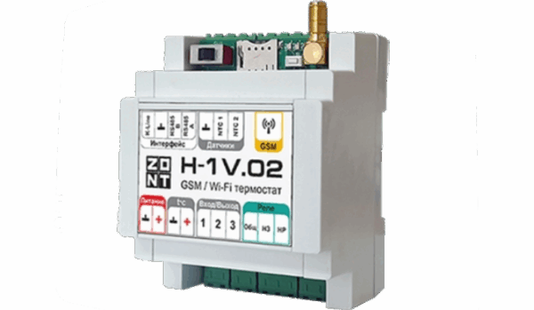 Отопительный контроллер GSM и Wi-Fi H-1V.02