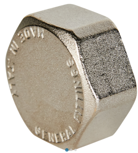 Заглушка В 3/4" никель.
