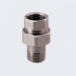 Сгон прямой 1" никель (прокладка O-ring)
