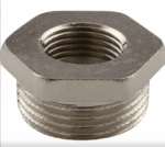 Футорка НВ 11/2" x 1" никель
