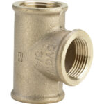 Тройник редукционный 3/4" x 3/4" x 1/2" БРОНЗА