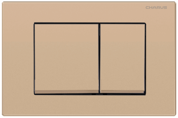 CHARUS Кнопка смыва MINIMALISTA Черный матовый