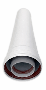 PP-R Удлинитель L=0,5m Ø80/125 mm Conden.