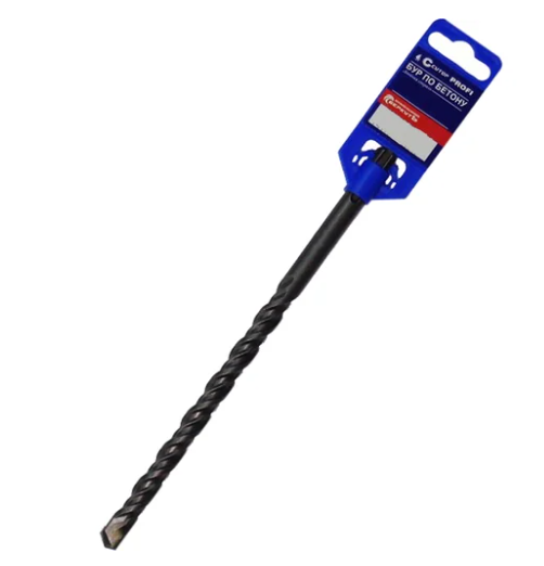 Бур SDS-Plus 8 х 210 мм , Profi, двойная резьба