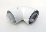 PP-R Угол 90° Ø80/125 mm Condensing (м-п)