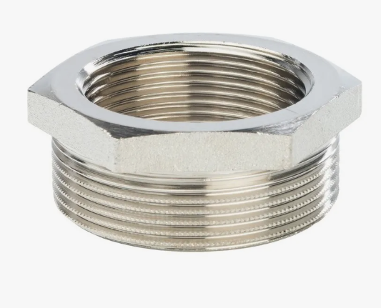 Футорка НВ 11/4" х 1" никель (120шт)