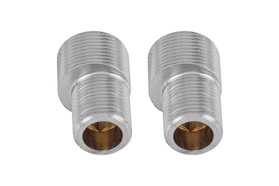 ЭКСЦЕНТРИК для смесителя 1/2" x 3/4" никель (пара) (15 шт)