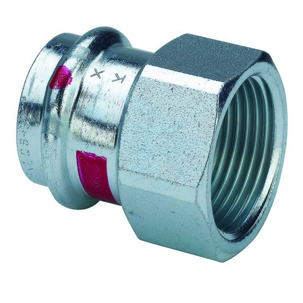 Соединитель пресс оцинкованный ВР 35х3/4"
