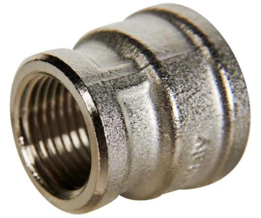 Муфта редукционная 3/4" х 1/2" никель....