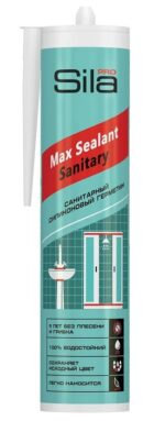 Силикон санитарный Pro Max Sealant бесцветный 280мл (12 шт/упак)