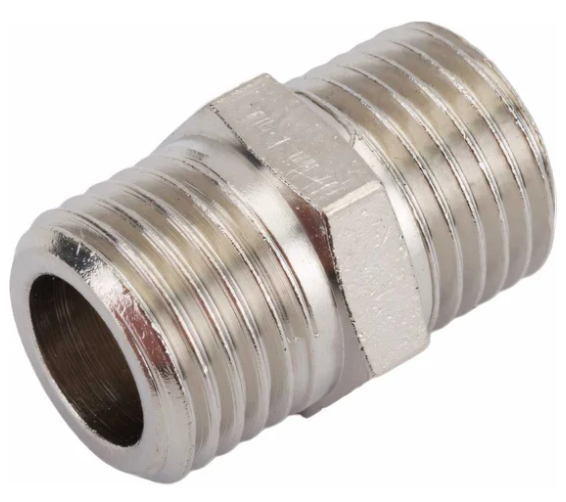 Ниппель 1/4" никель