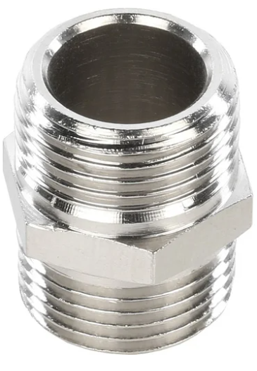 Ниппель 3/8" никель