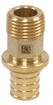 Переходник RAUTITAN с НР 20х1/2", DZR латунь (MX), Германия