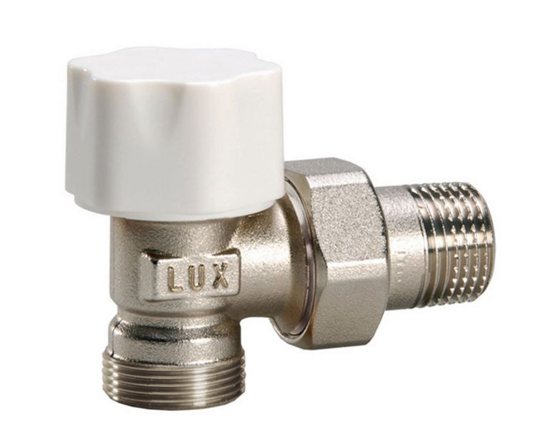 Вентиль угловой термостатический под концевик 1/2 RS 212 thermo tekna