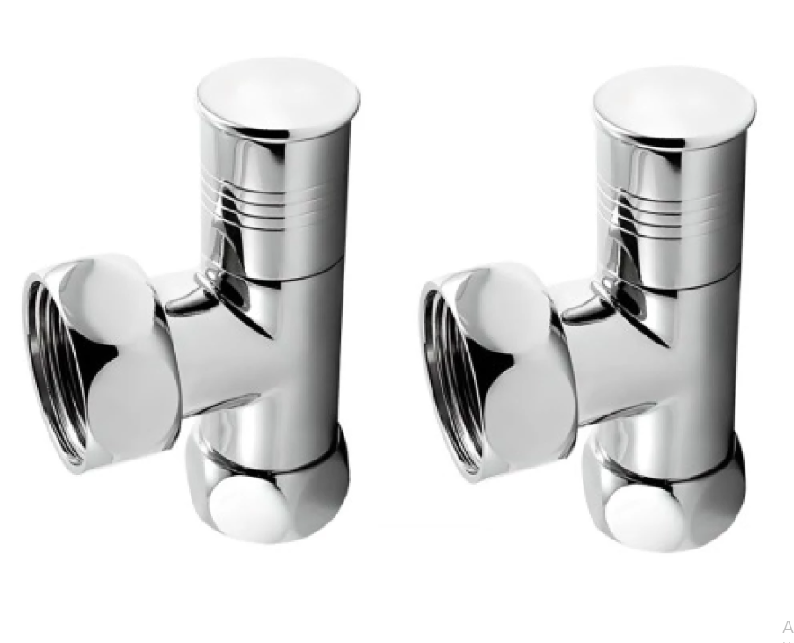 Кран для полотенцесушителя 1/2"в х 1"в (2шт)