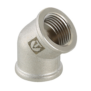Угол ВВ 3/4" 45гр. никель