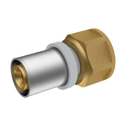Муфта пресс с  ВР 16x3/4" Латунь Omni
