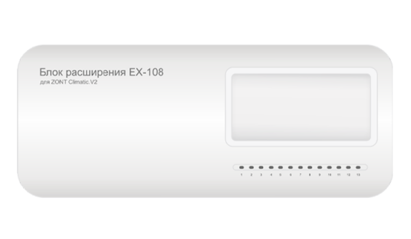 Блок расширения EX-108 для Climatic.V2 Блок расширения EX-108 для Climatic.V2