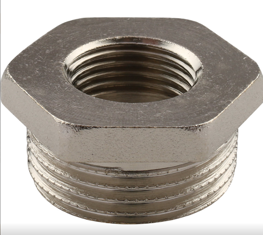 Футорка НВ 1/2" х 1/4" никель.. .