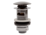 Донный клапан 1-1/4", 80мм с переливом ХРОМ