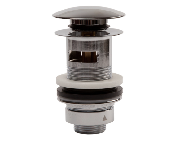 Донный клапан 1-1/4", 80мм с переливом ХРОМ
